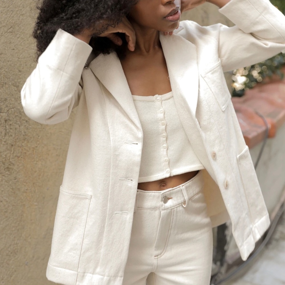 Kordal Keaton Blazer Jacket: Natural Denim